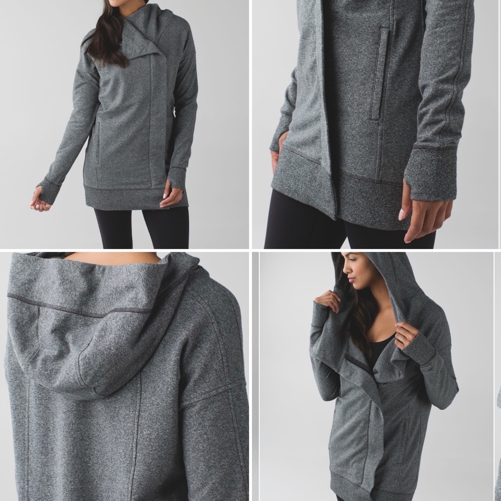 Lululemon Wrap up Jacket in heather gray